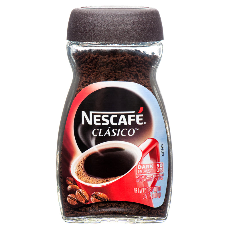 Nescafe Original Instant Coffee, Dark Roast, 3.5 oz (24 Pack)
