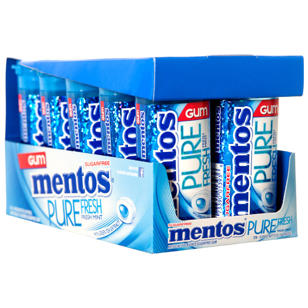 Mentos Gum, Fresh Mint, 15 oz (10 Pack)