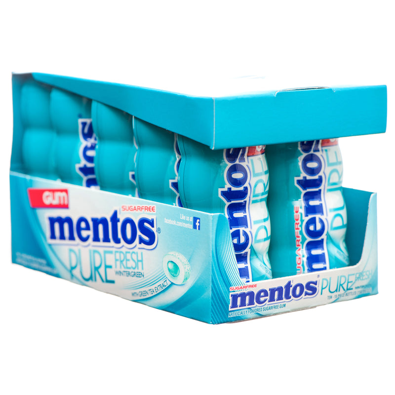 Mentos Gum, Winter Green, 15 oz (10 Pack)