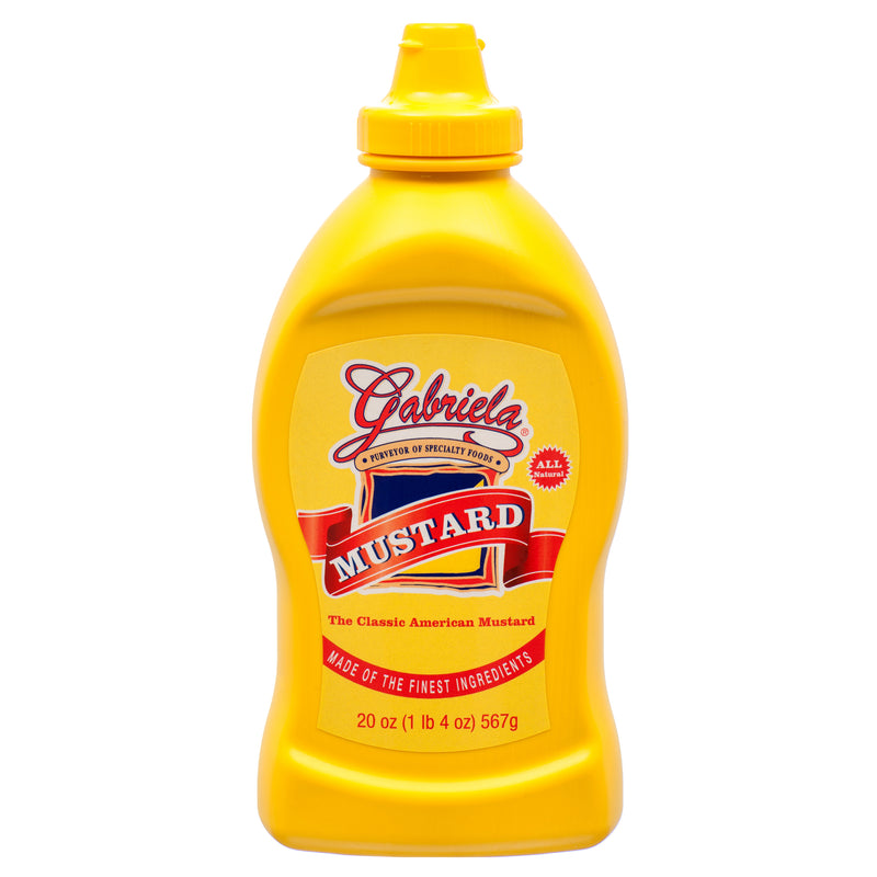 Gabriela Classic Mustard, 20 oz (12 Pack)