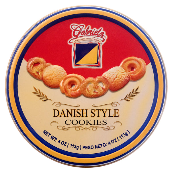 Gabriela Danish Style Cookies In Tin 4Z *1Y (24 Pack)