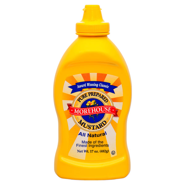 Morehouse Pure Prepared Mustard, 17 oz (12 Pack)