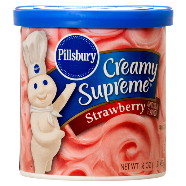 Pillsbury Frosting, Strawberry, 16 oz (8 Pack)