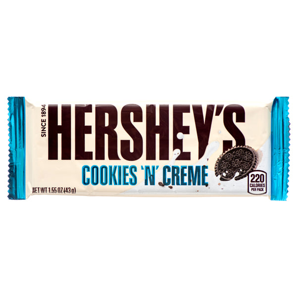 Hershey’s Cookies & Cream Milk Chocolate Bar, 1.5 oz (36 Pack)