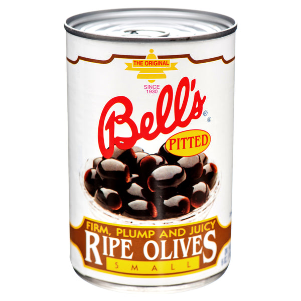 Bell's Black Pitted Olives, Small, 6 oz (24 Pack)