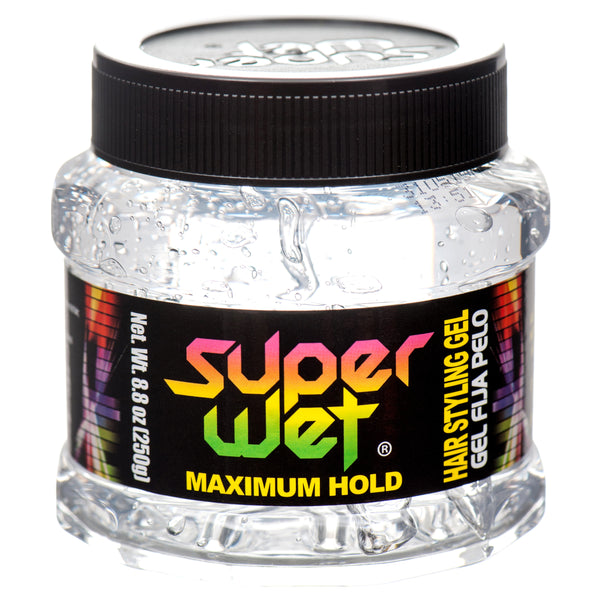 Super Wet Maximum Hold Hair Gel, 8.8 oz (24 Pack)