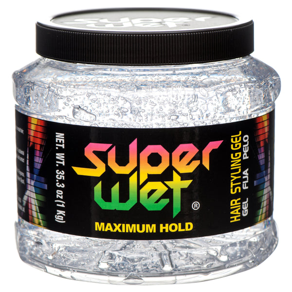 Superwet Hair Gel 35.3 Oz Transparent (6 Pack)