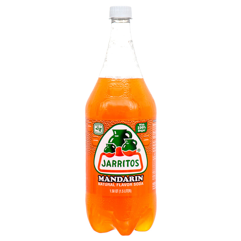 Jarritos Mandarin, 1.5 lt (8 Pack)