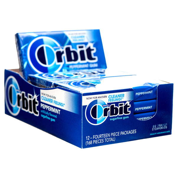 Orbit Peppermint Gum (12 Pack)