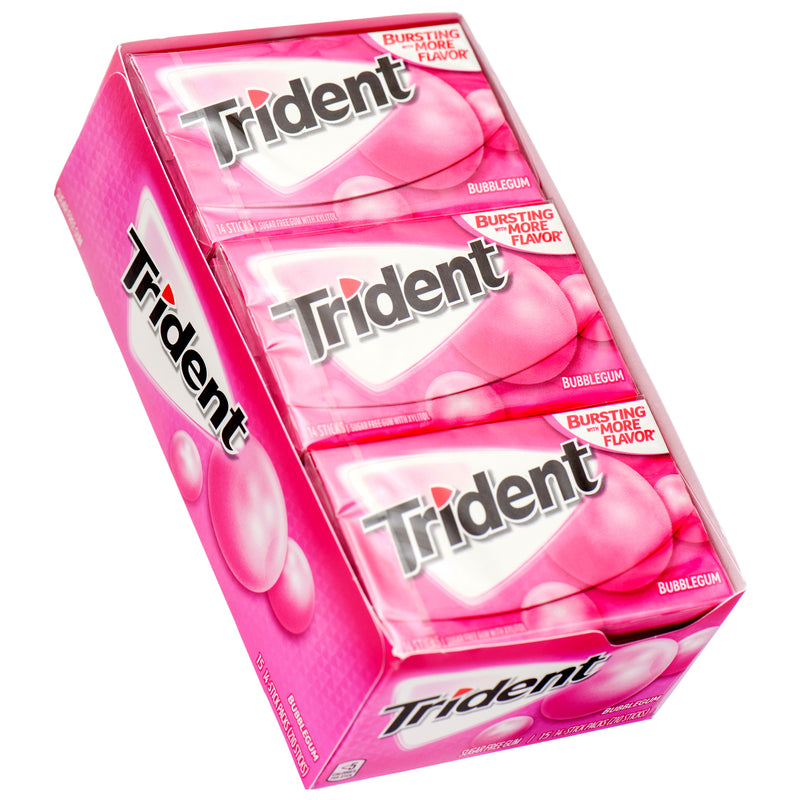Trident Bubble Gum (15 Pack)