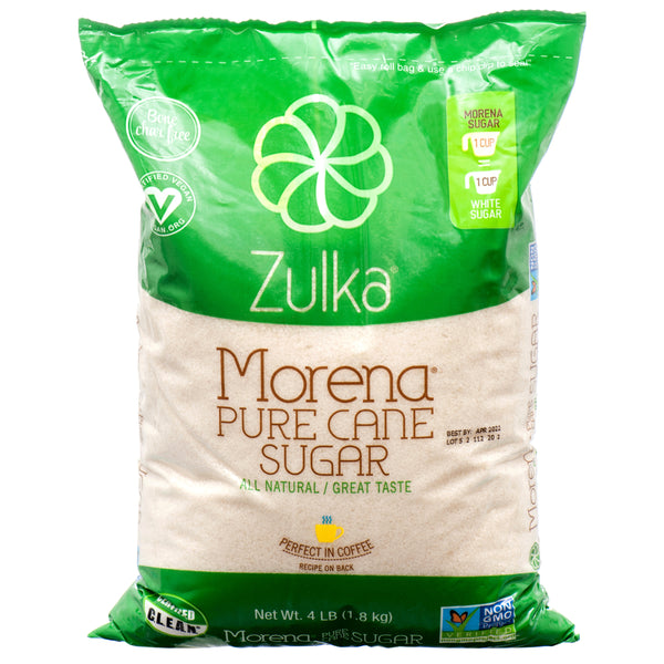Zulka Pure Cane Sugar, 4 lb (10 Pack)