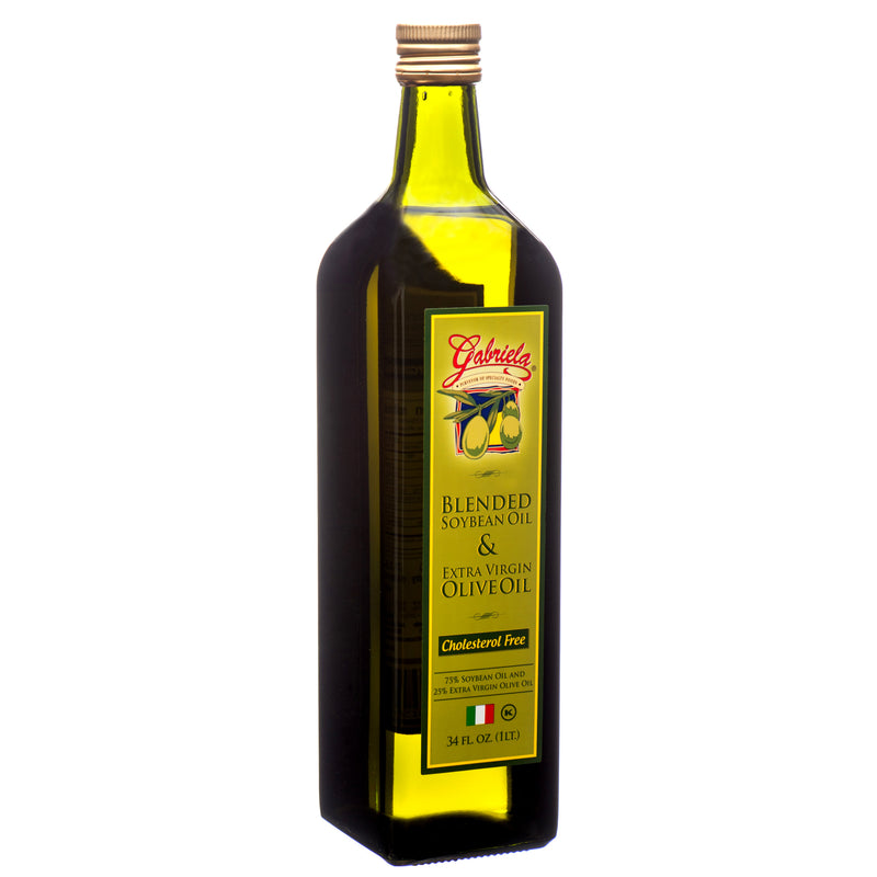 Gabriela Soybean & Extra Virgin Olive Oil Blend, 1 L (12 Pack)