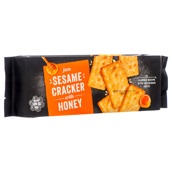 Jans Sesame Crackers w/ Honey, 5.6 oz (24 Pack)