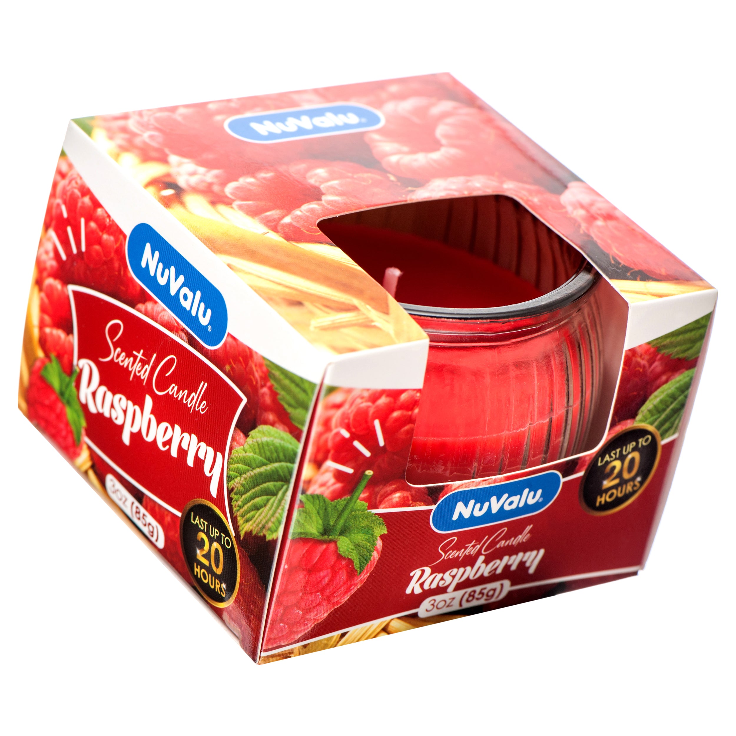 Nuvalu Candle Tumbler 3 Oz Raspberry (Pack Of 1)