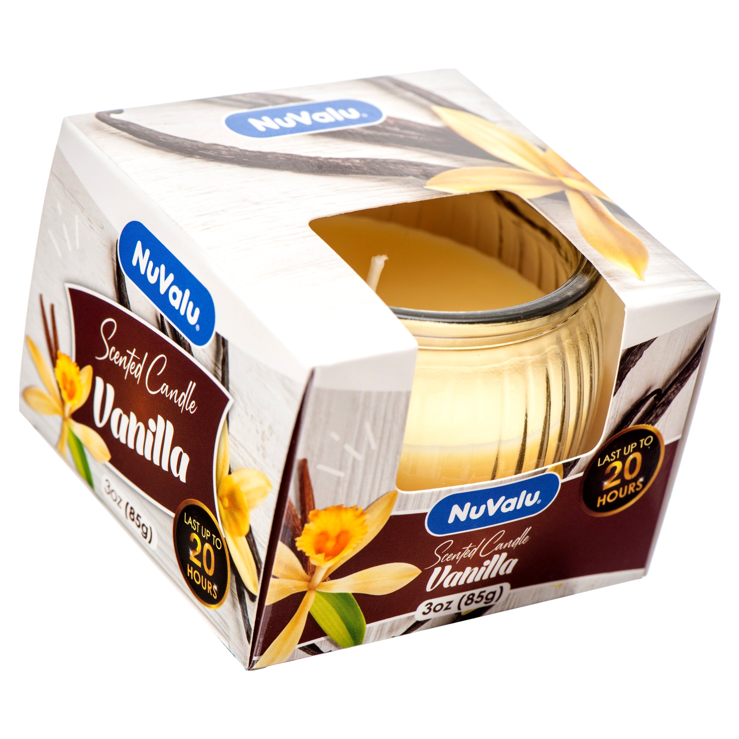 Nuvalu Candle Tumbler 3 Oz Vanilla (Pack Of 1)