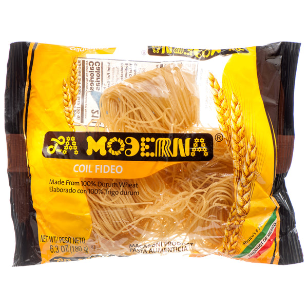 La Moderna Pasta Noodles, Coil Fideo, 6.3 oz (20 Pack)