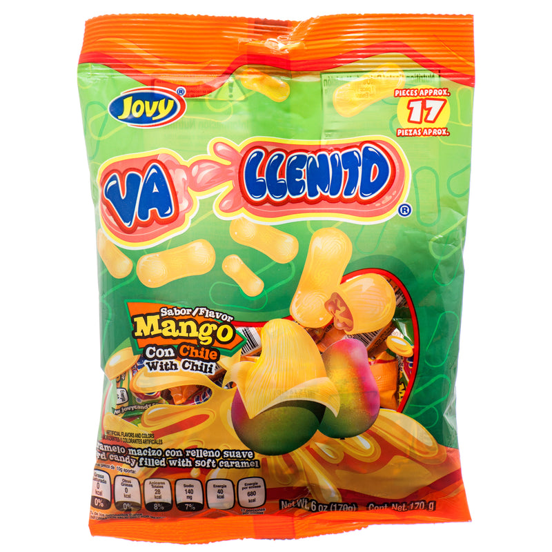 Jovy Vallenito Mango Candy, 6 oz (24 Pack)