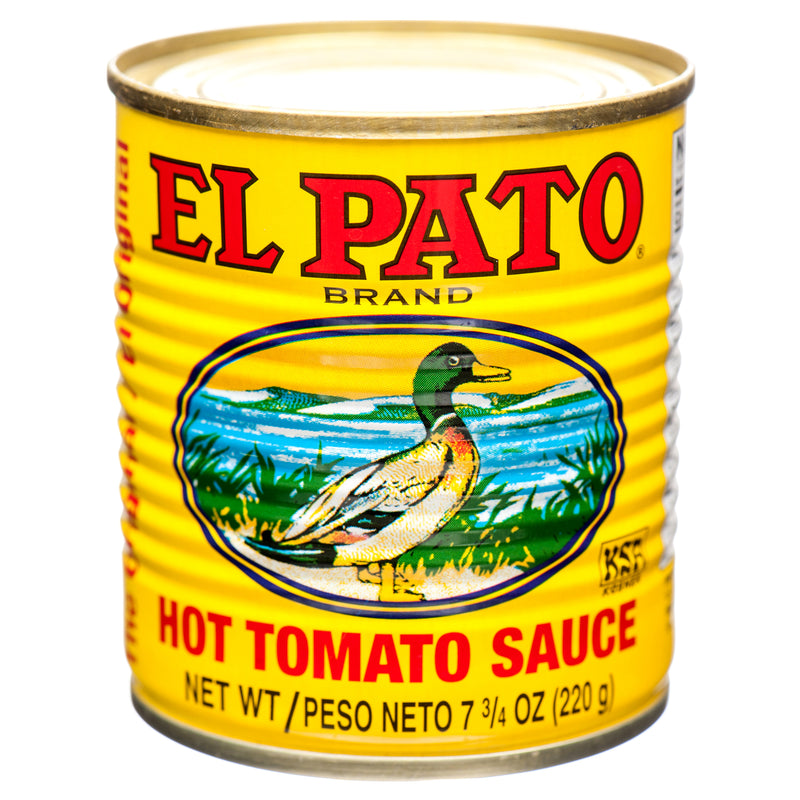 El Pato Hot Tomato Sauce, 7.75 oz (24 Pack)