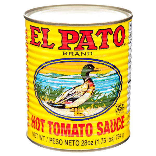 El Pato Hot Tomato Sauce, 27 oz (12 Pack)