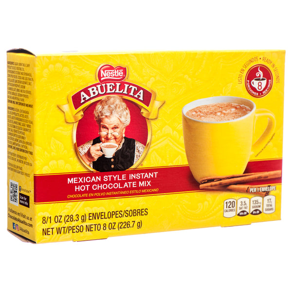Nestle Abuelita Mexican-Style Instant Hot Chocolate Mix, 8 Count (12 Pack)