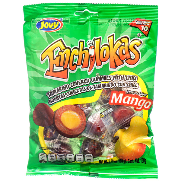 Jovy Mango Enchilokas Mango Chili Candy, 5.2 oz (24 Pack)