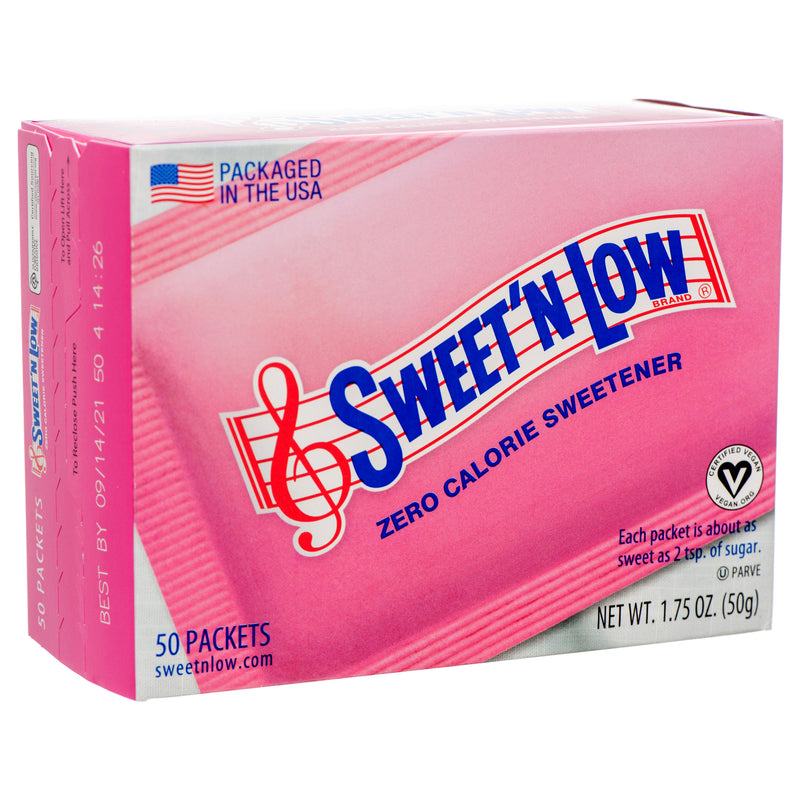 Sweet 'n Low Sweetener Packets, 50 Count (12 Pack)