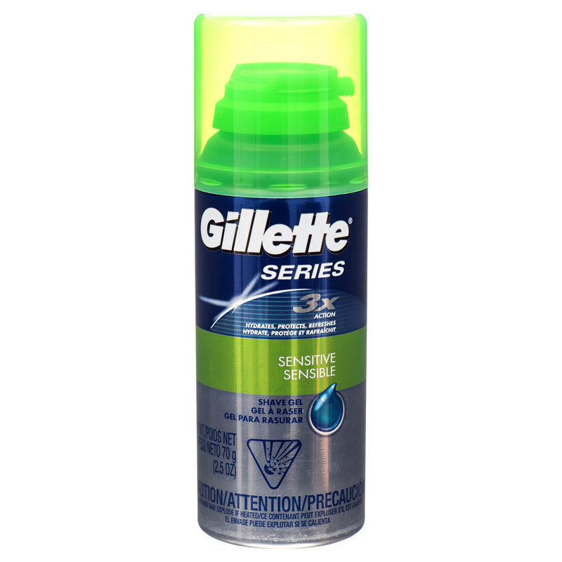 Gillette Shave Gel Sensitive 2.5Z (24 Pack)