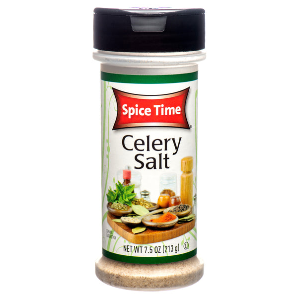 Spice Time Celery Salt, 7.5 oz (12 Pack)