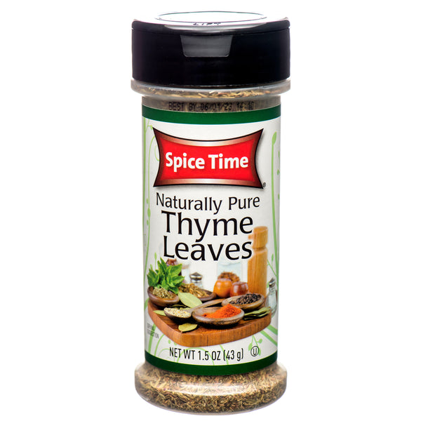 Spice Time Thyme Leaves, 1.5 oz (12 Pack)