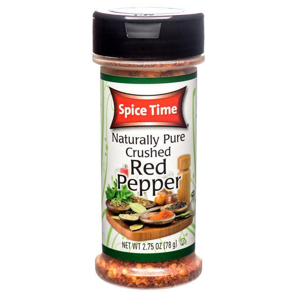 Spice Time Crushed Red Pepper, 2.7 oz (12 Pack)