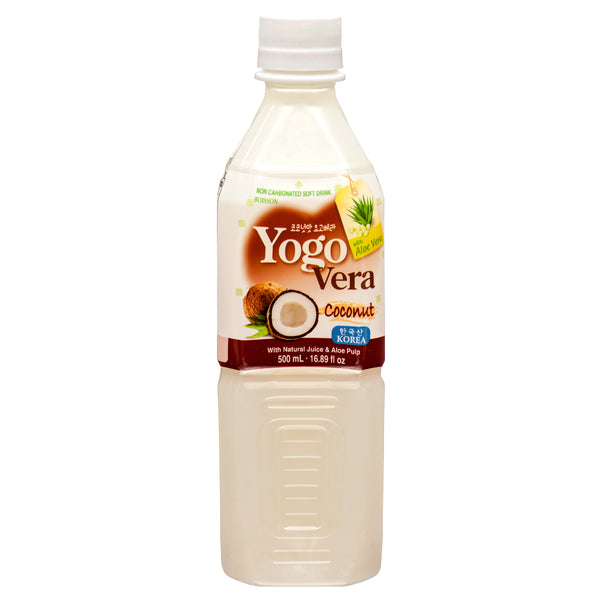 Yogo Vera Aloe Drink, Coconut, 16.9 oz (20 Pack)