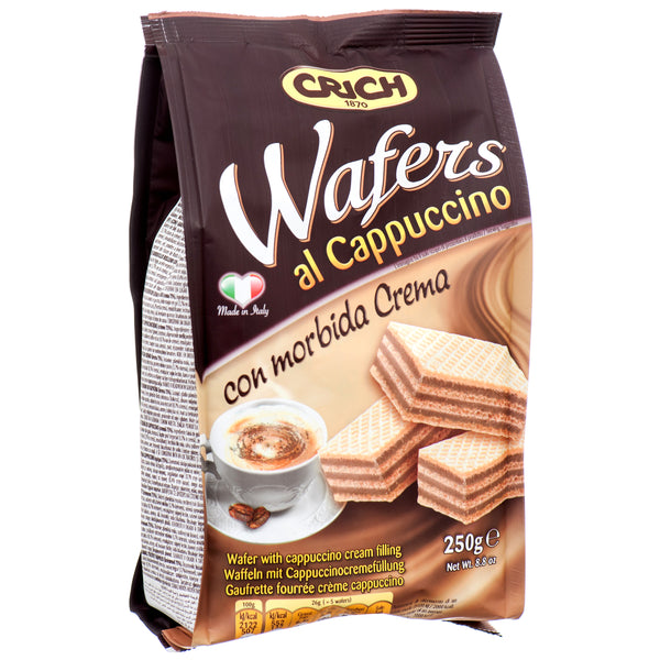 Crich Wafers, Cappuccino, 8.8 oz (10 Pack)