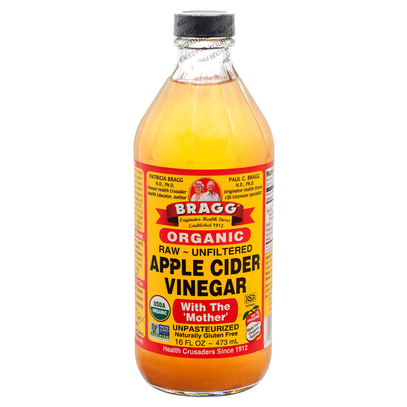Bragg Raw Apple Cider Vinegar, 16 oz (12 Pack)