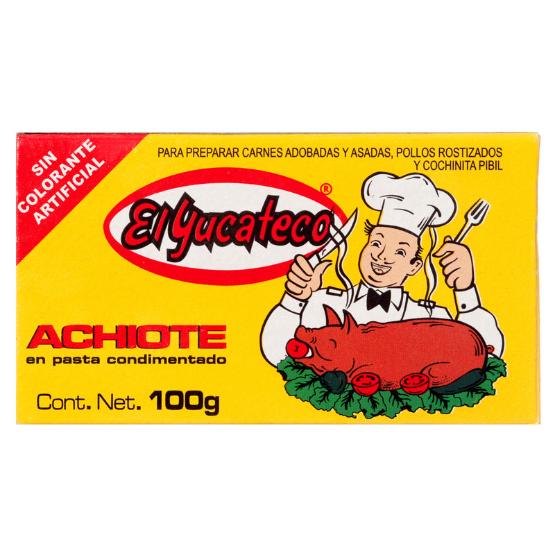 El Yucateco Achiote Seasoning Paste, 3.5 oz (12 Pack)