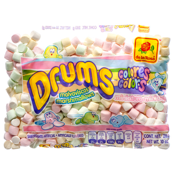 De La Rosa Mini Drum Marshmallows, 10 oz (24 Pack)