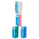 Nuvalu Shower Curtain Hooks Asst Color W/White,Light Blue,Pink,Beige,Burguny And Light Green (24 Pack)