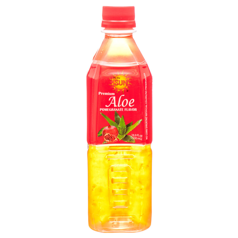 It's the Sun Aloe Vera Juice, Pomegranate, 16.9 oz (20 Pack)