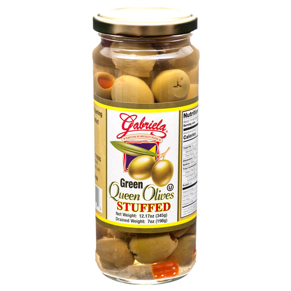 Gabriela Stuffed Olives, 12 oz (12 Pack)