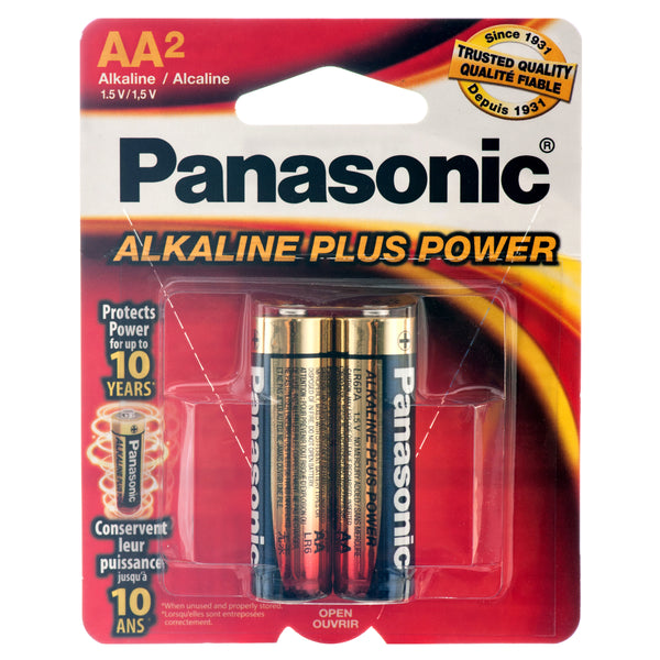 Battery Panasonic Alkaline #Aa- 2Pk Power Plus (12 Pack)