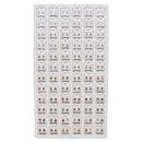 Round Earrings, Gold Color, Assorted Sizes (72 Pack)