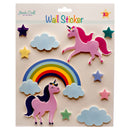 Angles Craft 3D Wall Sticker Unicorn (12 Pack)