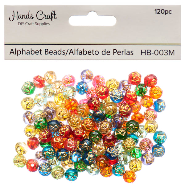 Angels Craft Alphabet Beads Asst Color (12 Pack)