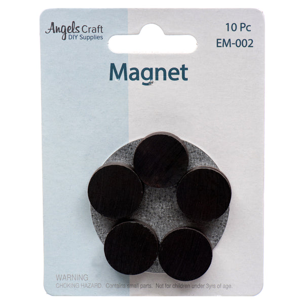 Craft Magnet Round 2 Cm 10 Ct (12 Pack)