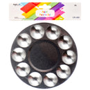 Craft Aluminum Round Paint Palette (12 Pack)