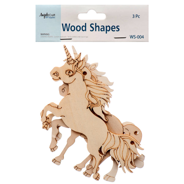 Craft Wooden Shape Unicorn (12 Pack)