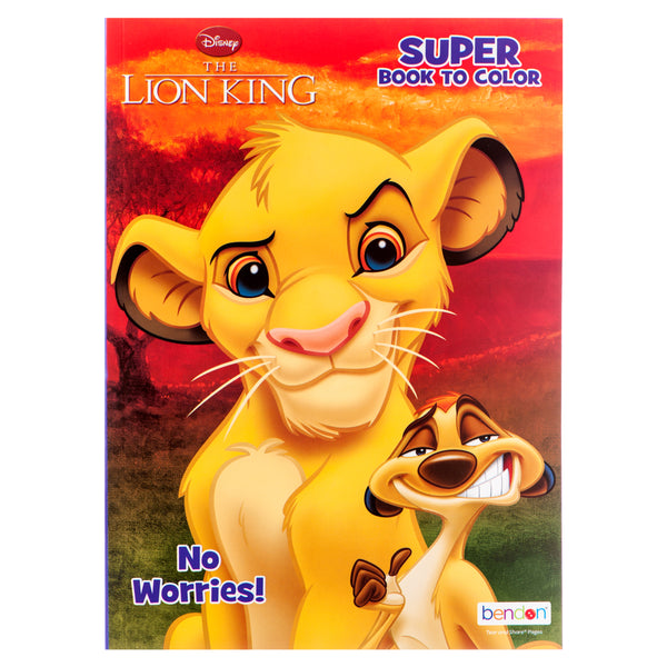 Coloring Book Lion King Jumbo (36 Pack)