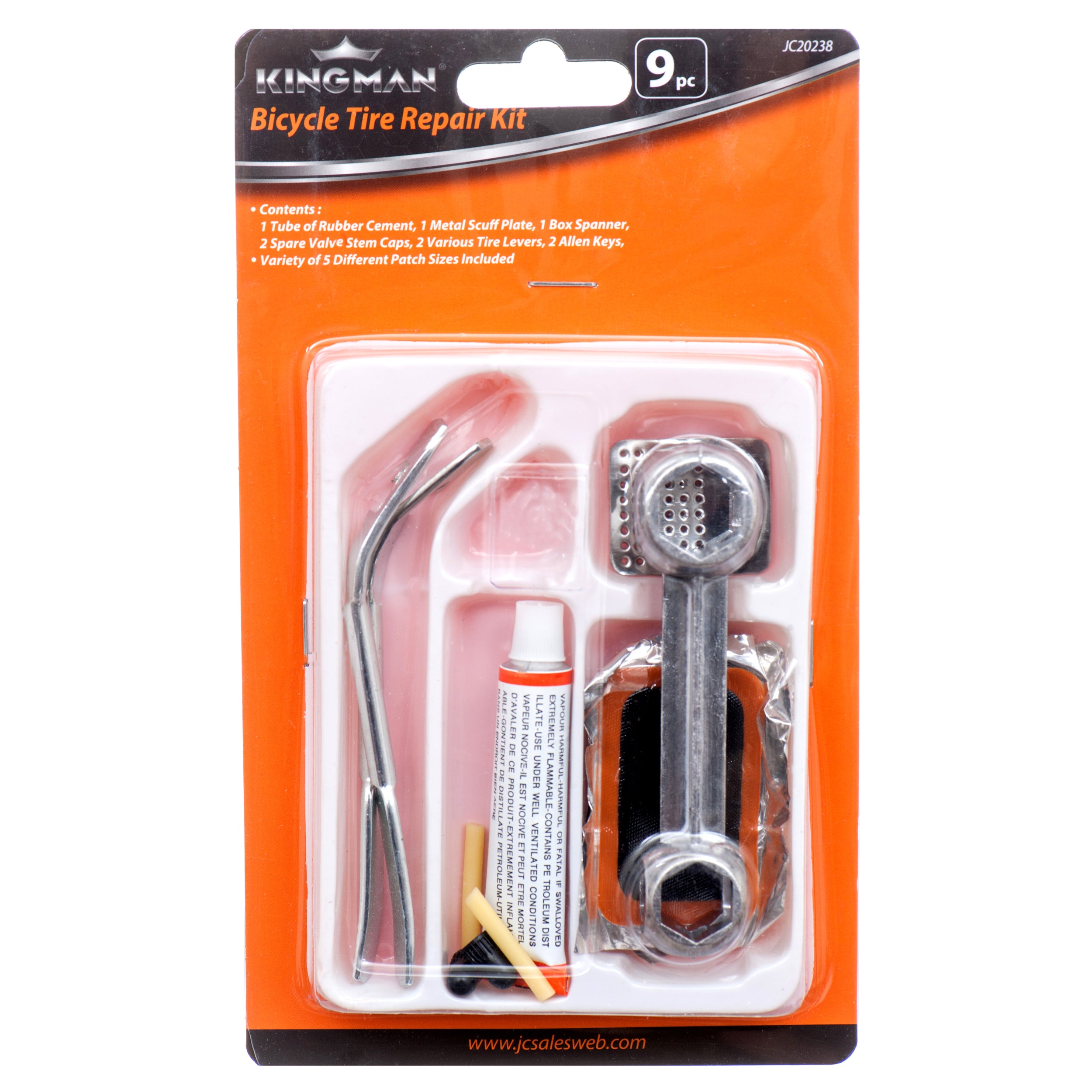 Kingman Bicycle Repair Kit (24 Pack)