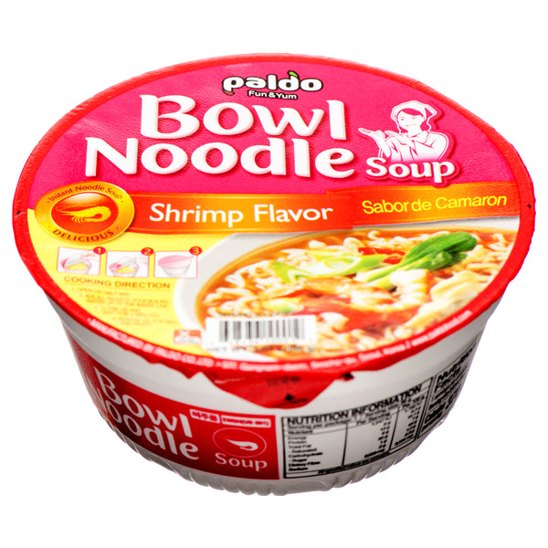 Paldo Shrimp Noodle Soup, 3 oz (12 Pack)