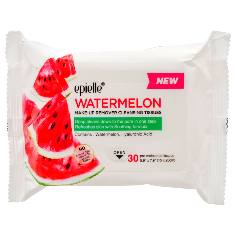 Epielle Cleansing Tissues Watermelon 30 Ct (24 Pack)