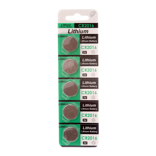 Lithium CR2016 Batteries, 5 Count (20 Pack)